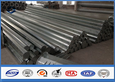 HDG Galvanizli Çelik Direk 3.5m ~ 15m Yükseklik galvanizli metal boru