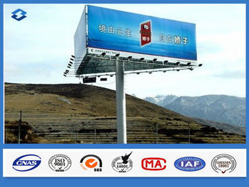 Pas karşıtı Galvanize Reklam Trivision Billboard Sokak Çelik direği