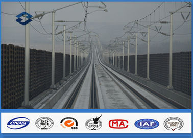 Tren İstasyonu için Q345 Çelik Malzeme Sekizgen Elektrikli Metal Yardımcı Kutbu